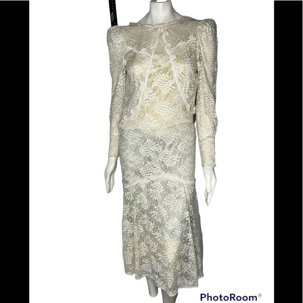 Cachet By Bari Protas Lace Wedding Dress